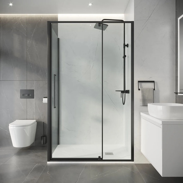 Изображение товара Душевой уголок Niagara Nova NG-35-12AGR-A90GR-34 120х90х195 (графит/прозрачное стекло)
