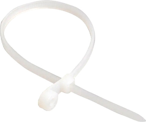 Изображение товара Стяжка для кабеля DEKRON 4.5x220мм / DEK4.5x220W-O (100шт, белый)