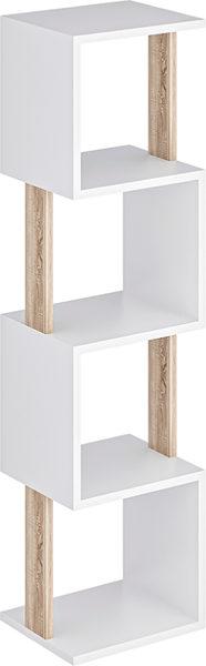Изображение товара Стеллаж Макс Стайл СН-4 (белый/дуб)