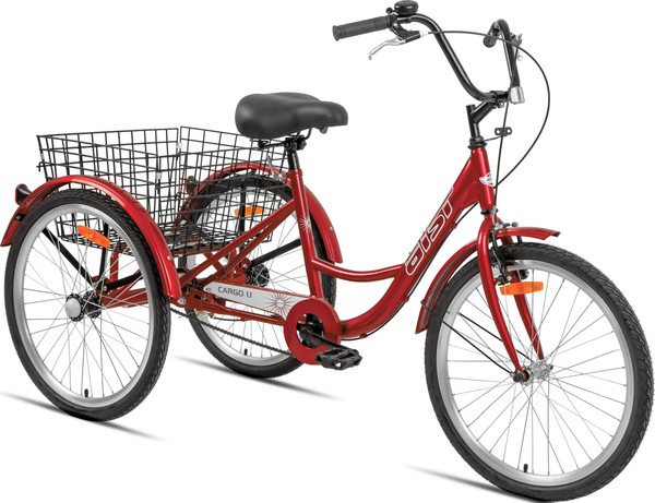 Изображение товара Велосипед AIST Cargo 1.1 24  2025 (бордовый, разобранный, в коробке)