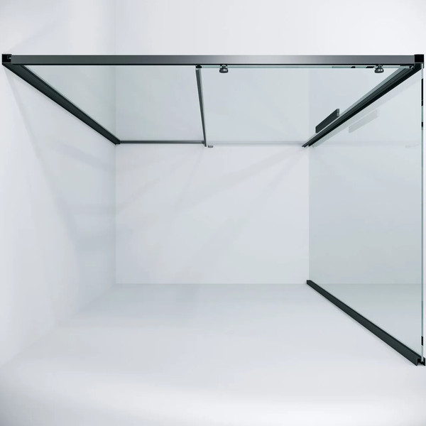 Изображение товара Душевой уголок Niagara Nova NG-34-10AGR-A80GR-34 100х80х195 (графит/прозрачное стекло)