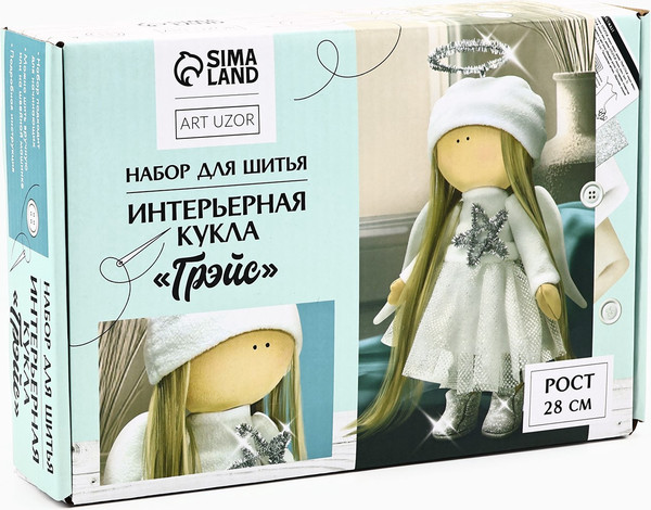 Изображение товара Набор для шитья Арт Узор Интерьерная кукла. Грэйс / 10639797