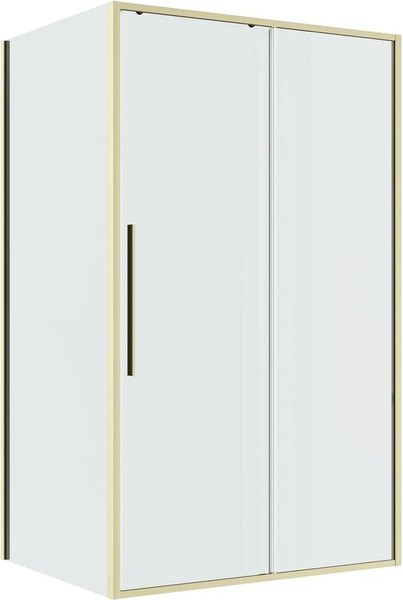 Изображение товара Душевой уголок Niagara Nova NG-44-12ASG-A100SG-34 120х100х195 (золото сатин/прозрачное стекло)