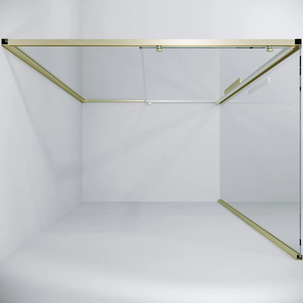 Изображение товара Душевой уголок Niagara Nova NG-44-12ASG-A100SG-34 120х100х195 (золото сатин/прозрачное стекло)