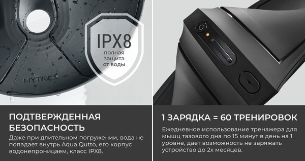 Изображение товара Массажер электронный MYTREX Aqua Qutto MT-A(R) 1111704