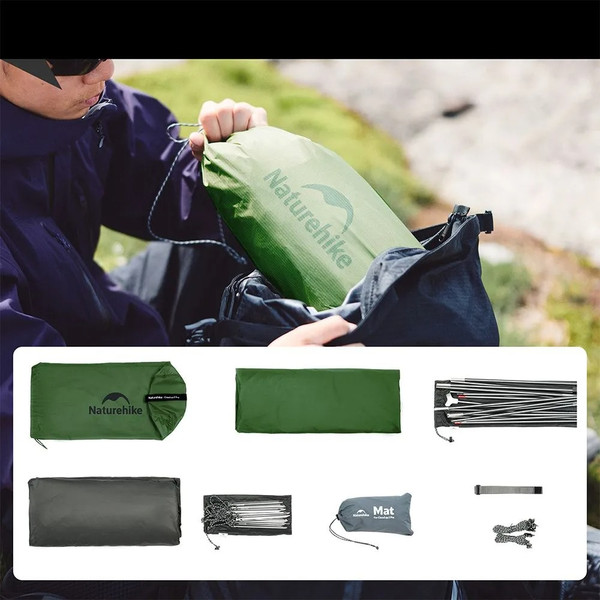 Изображение товара Палатка Naturehike Cloud up Pro / CNK2350WS020 (светло-серый)