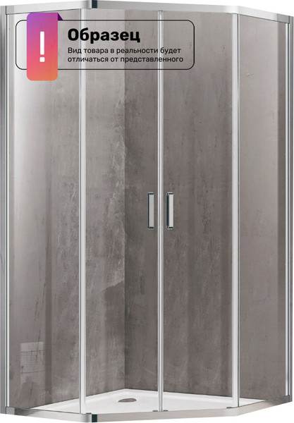 Изображение товара Душевой уголок Adema Glass Line Пента 90 (матовое стекло)