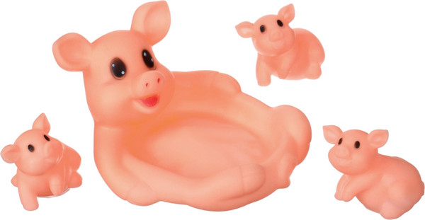 Изображение товара Набор игрушек для ванной Крошка Я Мыльница. Свинка / 7072659 (4шт)