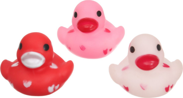 Изображение товара Набор игрушек для ванной Крошка Я Уточки сердечки / 10095842 (3шт)
