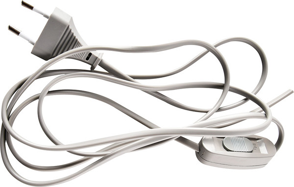 Изображение товара Шнур сетевой Feron KF-HK-1-2 / 51040 (1.9м, серый)