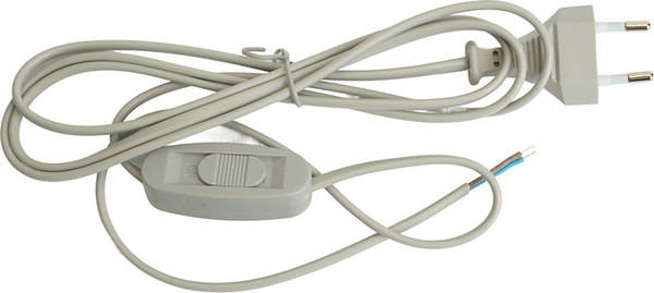 Изображение товара Шнур сетевой Feron KF-HK-1-2 / 51040 (1.9м, серый)