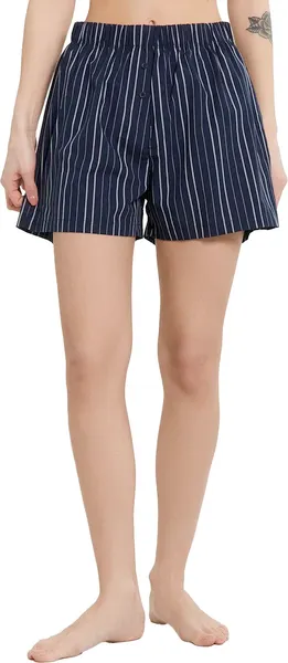 Изображение товара Шорты пижамные Mark Formelle 132367 (р.170-90, белая полоска на море)