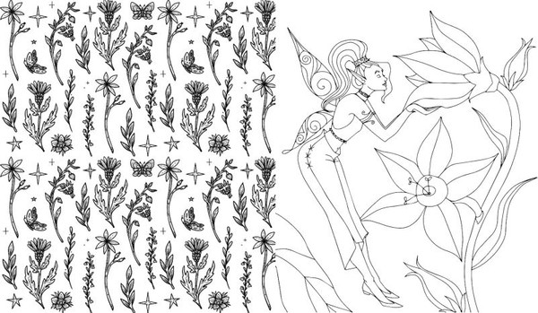 Изображение товара Раскраска-антистресс Эксмо Эльфы и гномы