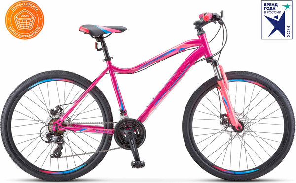Изображение товара Велосипед STELS Miss-5000 MD 26 (16, фиолетовый/розовый)