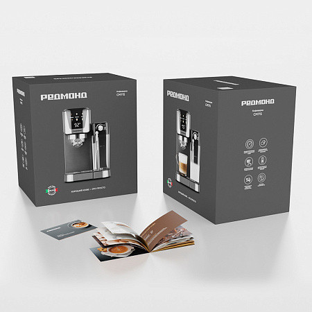 Изображение товара Кофемашина Redmond CM715 (сталь)