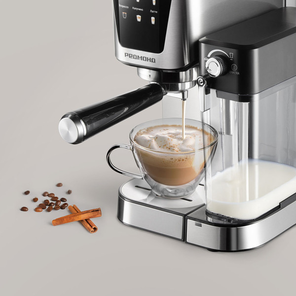 Изображение товара Кофемашина Redmond CM715 (сталь)