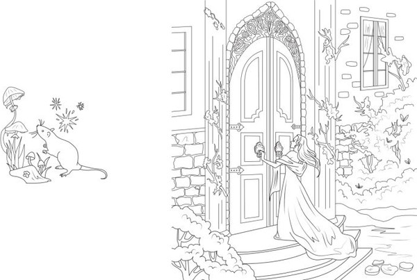 Изображение товара Раскраска-антистресс Эксмо Принцессы. Готические и прекрасные ( )