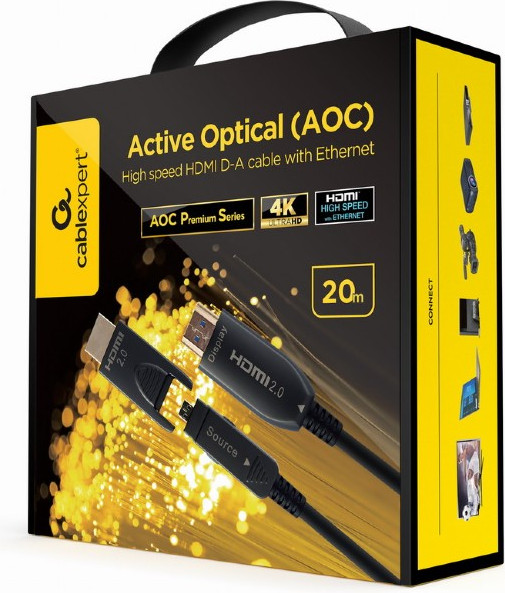 Изображение товара Кабель Cablexpert CCAP-HDMIDD-AOC-20M (20м)