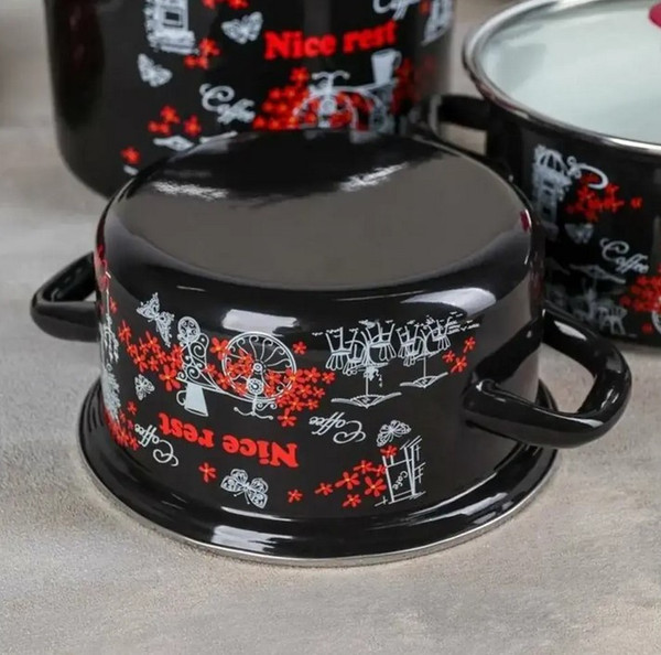 Изображение товара Набор кастрюль КМЗ Отдых-5-1-Люкс / 92315