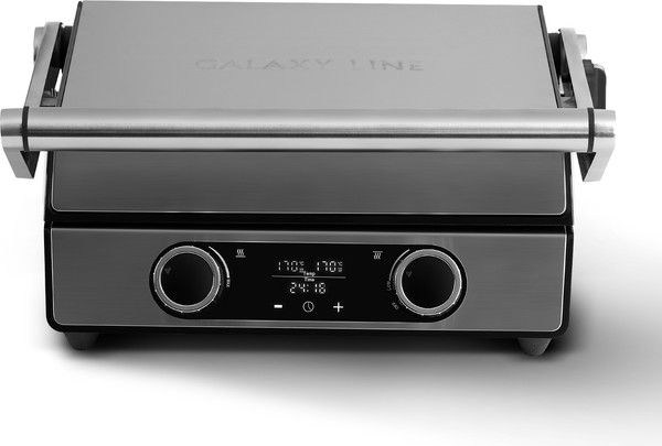 Изображение товара Электрогриль Galaxy Line  2 в 1 / GL2989 (серебристый)