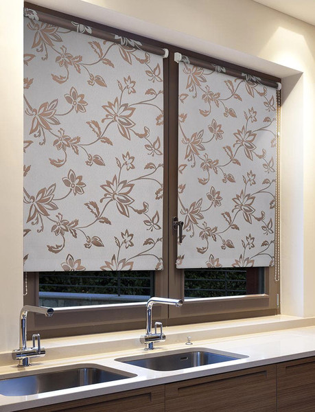 Изображение товара Рулонная штора Delfa Сантайм Глория СРШ-03Д 227 (140x170, лилия)