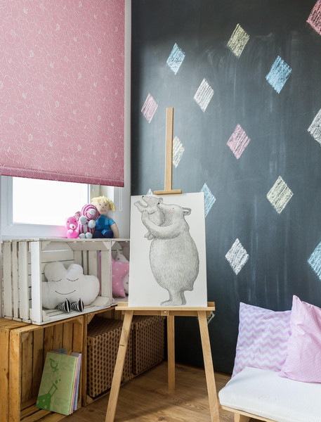 Изображение товара Рулонная штора Delfa Сантайм Металлик Камелия СРШ-03Д 72206 (180x170, розовый)