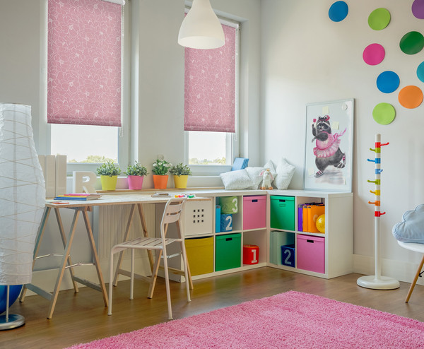 Изображение товара Рулонная штора Delfa Сантайм Металлик Камелия СРШ-03Д 72206 (180x170, розовый)