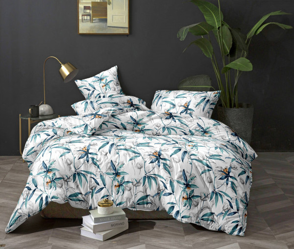 Изображение товара Комплект постельного белья АЭЛИТА Complimento Фуксит Семейный (поплин)