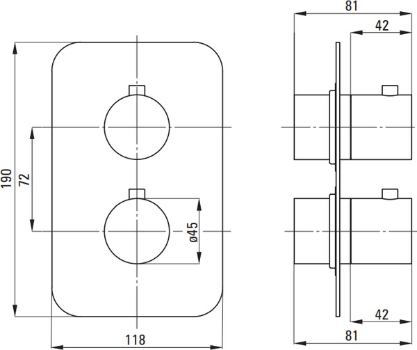 Изображение товара Душевая система со смесителем Deante Box BXYZDEBT