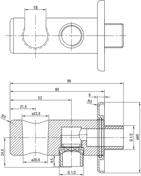 Изображение товара Душевая система со смесителем Deante Box BXYZDEBT