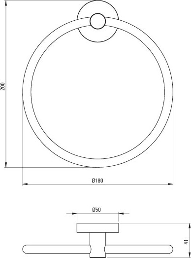 Изображение товара Кольцо для полотенца Deante Jasmin ADJ 0611