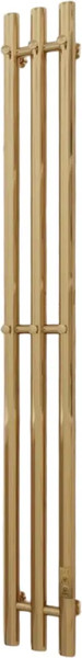 Изображение товара Полотенцесушитель электрический Маргроид Inaro 3 СНШ 120x6x12 6 крючков (золото, таймер справа)