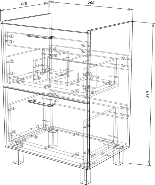 Изображение товара Тумба под умывальник Garda Stella 38 600(M)