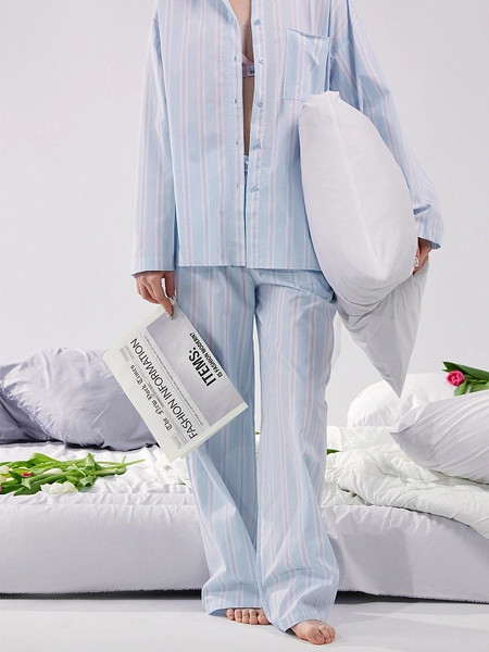 Изображение товара Штаны домашние Mark Formelle 532524 (р.170-98, полоска на кристалле/декор)