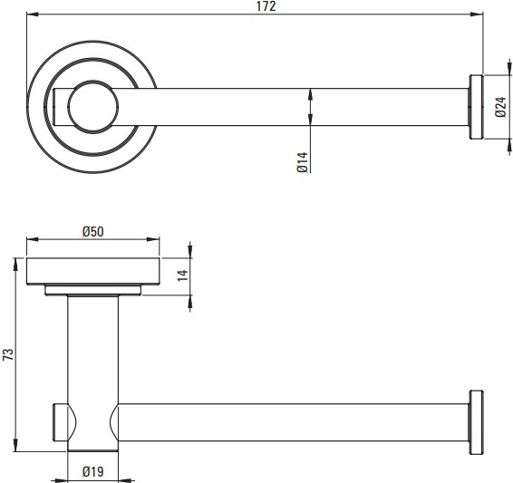 Изображение товара Держатель для туалетной бумаги Deante Temisto ADT M211