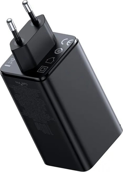 Изображение товара Зарядное устройство сетевое Baseus GaN6 Pro 100W EU / P10162705112-00 (черный)