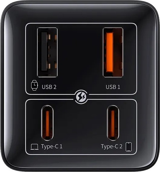 Изображение товара Зарядное устройство сетевое Baseus GaN6 Pro 100W EU / P10162705112-00 (черный)