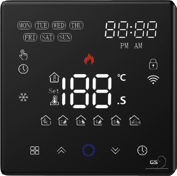 Изображение товара Терморегулятор для теплого пола Золотое сечение GS Element 2.0 с WiFi