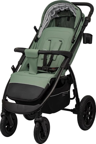 Изображение товара Детская прогулочная коляска INDIGO Epica Xl Air с сумкой 2025 (зеленый)
