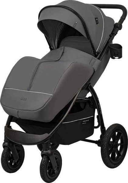Изображение товара Детская прогулочная коляска INDIGO Epica Xl Air с сумкой 2025 (темно-серый)