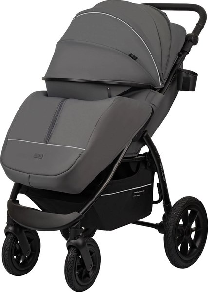 Изображение товара Детская прогулочная коляска INDIGO Epica Xl Air с сумкой 2025 (темно-серый)