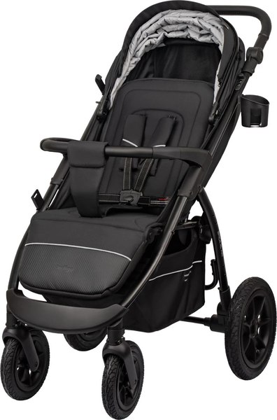 Изображение товара Детская прогулочная коляска INDIGO Epica Xl Air с сумкой 2025 (черный)