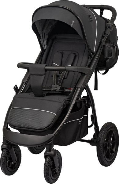 Изображение товара Детская прогулочная коляска INDIGO Epica Xl Air с сумкой 2025 (черный)