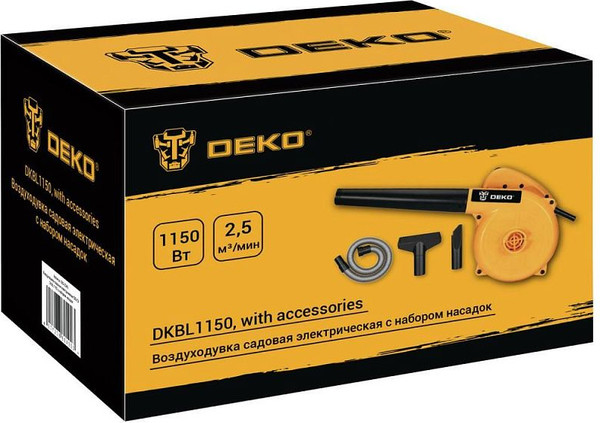 Изображение товара Воздуходувка электрическая Deko DKBL1150 / 083-2042