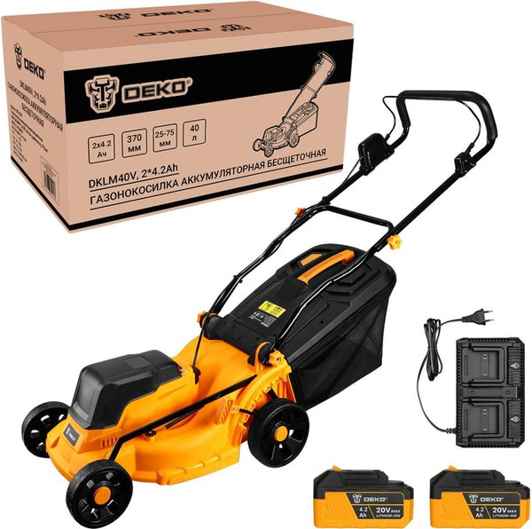 Изображение товара Газонокосилка аккумуляторная Deko DKLM40V / 083-2018