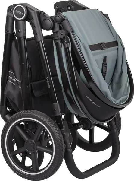 Изображение товара Детская универсальная коляска INDIGO Target (зеленый)