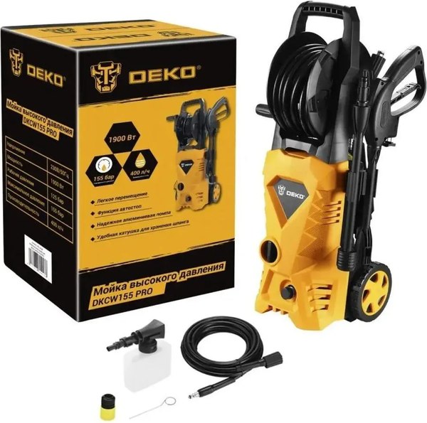 Изображение товара Мойка высокого давления Deko DKCW155 PRO / 083-2026