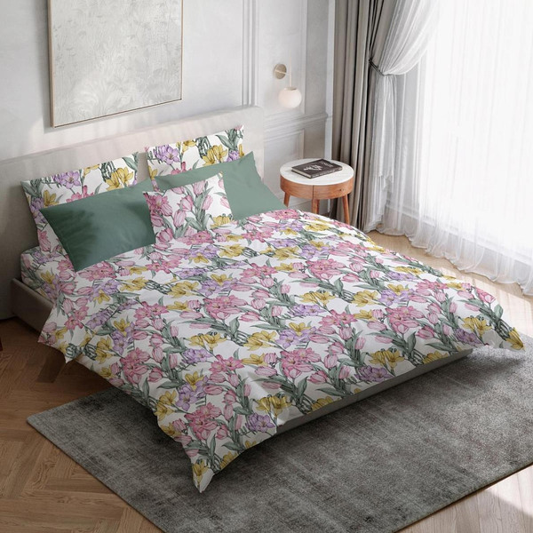 Изображение товара Пододеяльник Реноме 1.5сп Премиум Нежность 72017-1 (бязь)