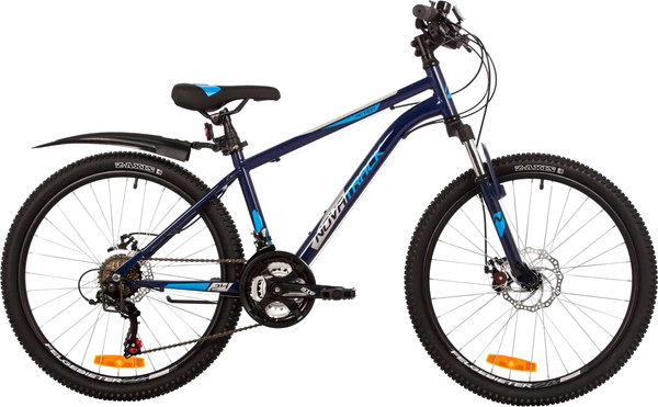 Изображение товара Велосипед Novatrack 24 Action / 24SHD.ACTION.14BL23 (синий, разобранный, в коробке)