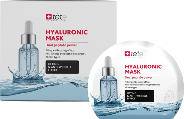 Изображение товара Набор масок для лица TETe Cosmeceutical Lifting and anti-wrinkle effect Hyaluronic Mask (6шт)